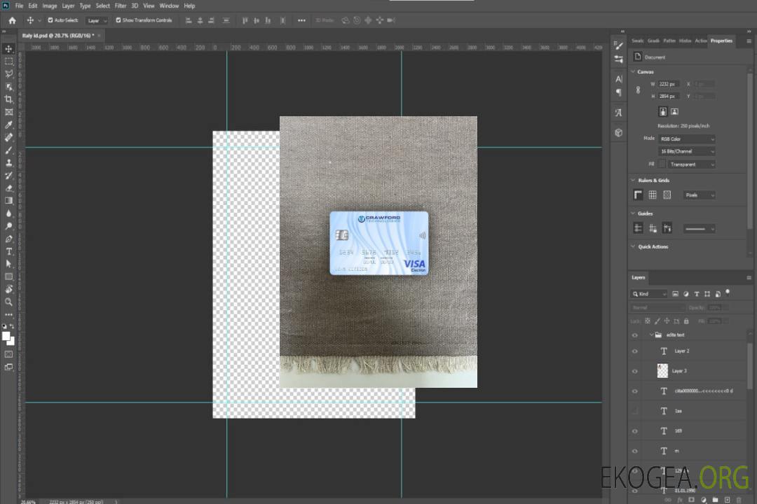 Pays , Bas (Hollande) Crawford Technologies Bank carte électronique visa photolook recto template